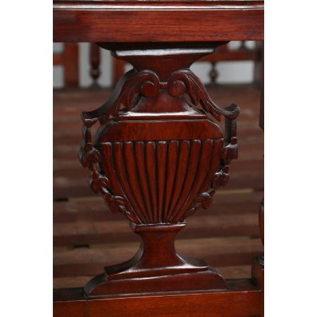 Viktorianisches antikes Mahagoni Himmelbett anglo-indisch ca 1880