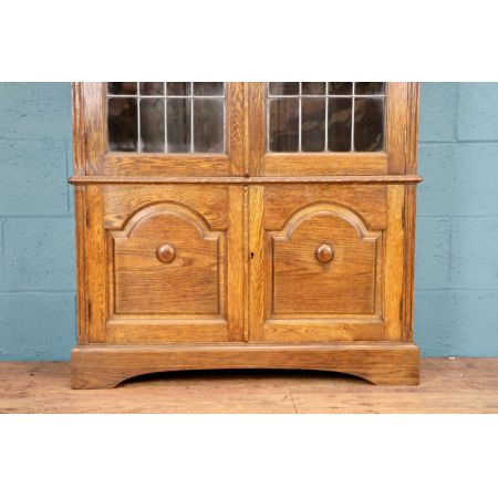 Arts & Crafts Eichen Bücherschrank antik englisch ca 1910