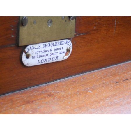 Edwardianischer antiker Davenport Schreibtisch Mahagoni englisch ca 1890