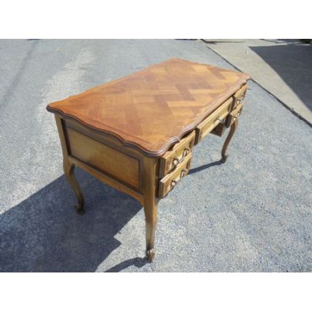 Antiker französischer Schreibtisch Massivholz ca 1900