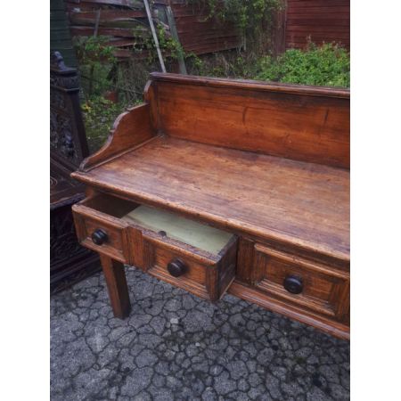 Antikes britisches Kiefern Sideboard Weichholz ca 1800