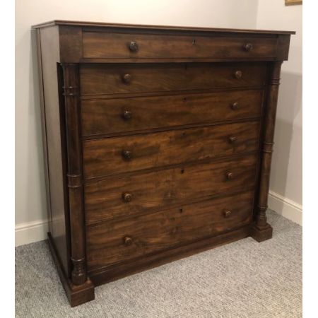 Viktorianische antike Kommode Mahagoni britisch ca 1850