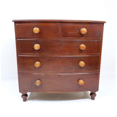 Antike britische Weichholz Kommode Kiefer ca 1860