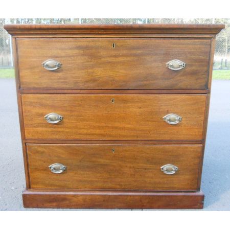 Edwardianische britische Nussbaum Kommode antik ca 1890