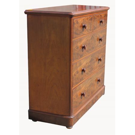 Antike britische Mahagoni Kommode viktorianisch ca 1850