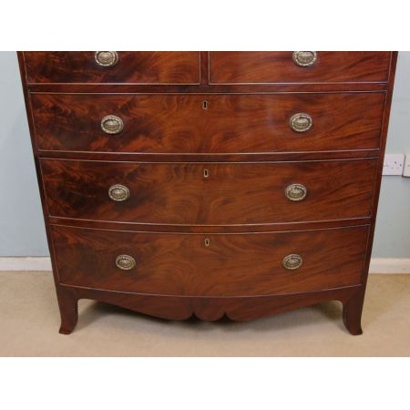 Viktorianische antike Mahagoni Kommode britisch ca 1850