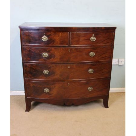 Viktorianische antike Mahagoni Kommode britisch ca 1850