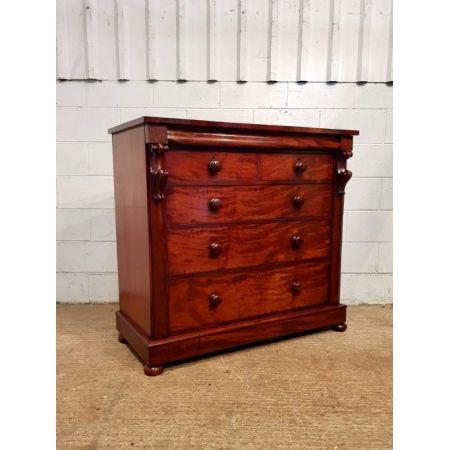 Antike viktorianische Mahagoni Kommode britisch ca 1870