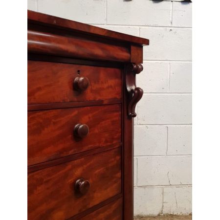 Antike viktorianische Mahagoni Kommode britisch ca 1870