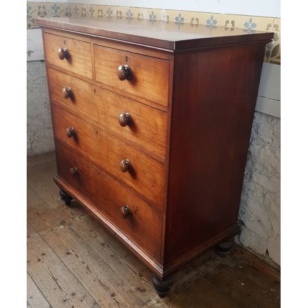 Viktorianische antike Massivholz Kommode britisch ca 1850