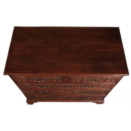 Antike britische Eichen Kommode ca 1760