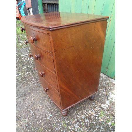 Antike viktorianische Mahagoni Kommode britisch ca 1850