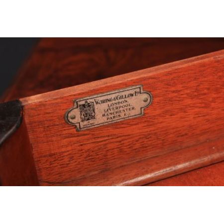 Antike britische Queen Anne Kommode Nussbaum ca 1920