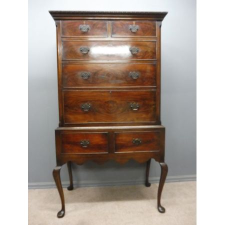 Edwardianische antike Mahagoni Kommode britisch ca 1910