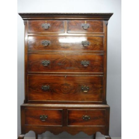 Edwardianische antike Mahagoni Kommode britisch ca 1910