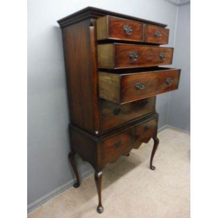 Edwardianische antike Mahagoni Kommode britisch ca 1910