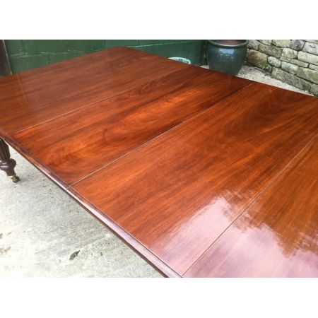 Viktorianischer antiker Mahagoni Esstisch britisch ca 1880