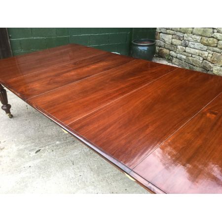 Viktorianischer antiker Mahagoni Esstisch britisch ca 1880