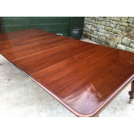 Viktorianischer antiker Mahagoni Esstisch britisch ca 1880