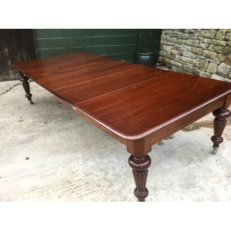 Viktorianischer antiker Mahagoni Esstisch britisch ca 1880