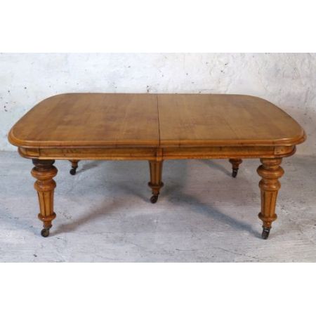 Viktorianischer antiker Eichen Esstisch britisch ca 1840