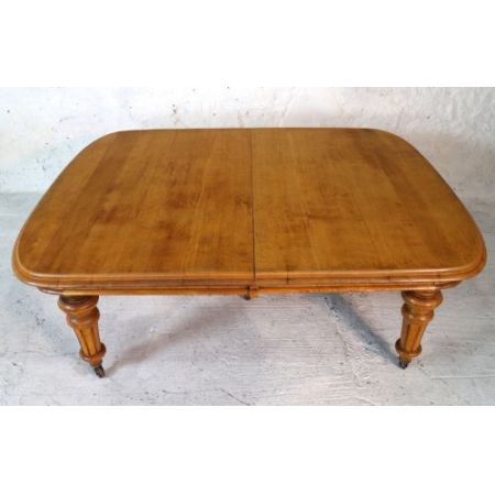 Viktorianischer antiker Eichen Esstisch britisch ca 1840