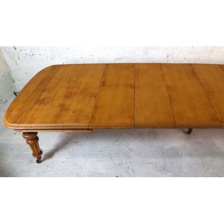 Viktorianischer antiker Eichen Esstisch britisch ca 1840