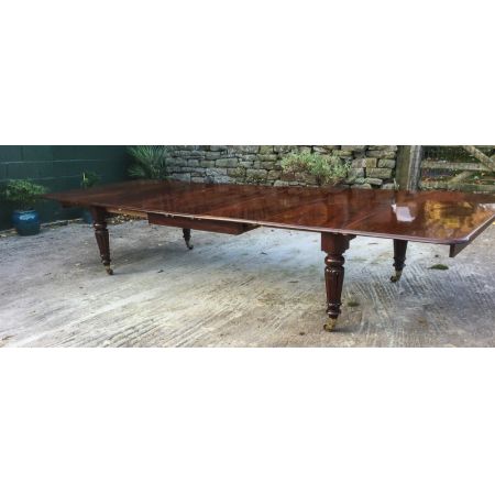 Viktorianischer antiker Mahagoni Esstisch britisch ca 1840