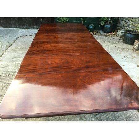 Viktorianischer antiker Mahagoni Esstisch britisch ca 1840