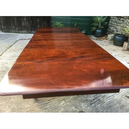 Viktorianischer antiker Mahagoni Esstisch britisch ca 1840