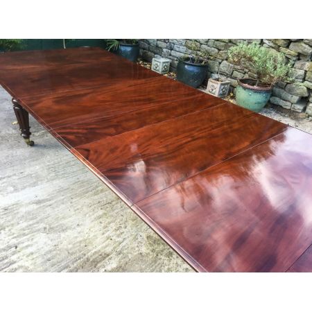 Viktorianischer antiker Mahagoni Esstisch britisch ca 1840