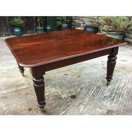 Viktorianischer antiker Mahagoni Esstisch britisch ca 1840