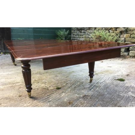 Viktorianischer antiker Mahagoni Esstisch britisch ca 1840