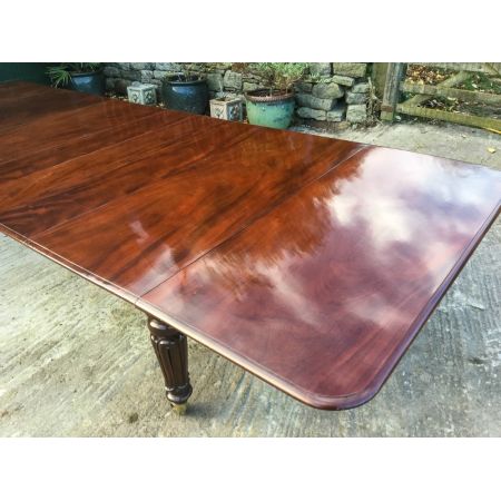 Viktorianischer antiker Mahagoni Esstisch britisch ca 1840