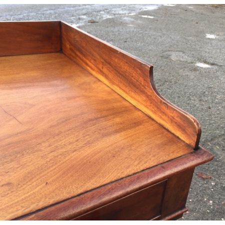 Viktorianischer antiker Mahagoni Schreibtisch englisch ca 1880