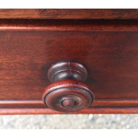 Viktorianischer antiker Mahagoni Schreibtisch englisch ca 1880