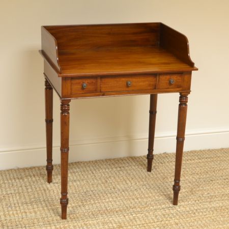 Viktorianischer Mahagoni Schreibtisch antik britisch ca 1840