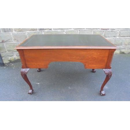 Antiker britischer Mahagoni Schreibtisch ca 1900