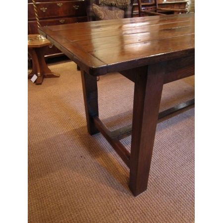 Georgianischer Eichen Esstisch Landhaus antik ca 1800