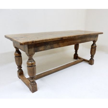 Antiker britischer Esstisch Eiche ca 1890