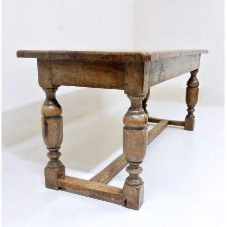 Antiker britischer Esstisch Eiche ca 1890