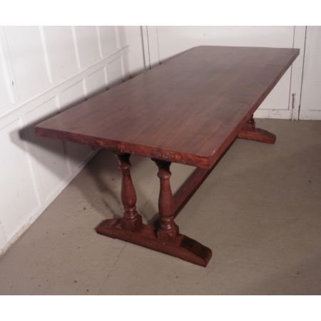 Französischer antiker Landhaus Esstisch Eiche ca 1920