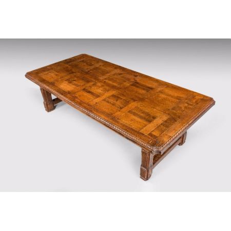 Antiker britischer Landhaus Esstisch Eiche ca 1890