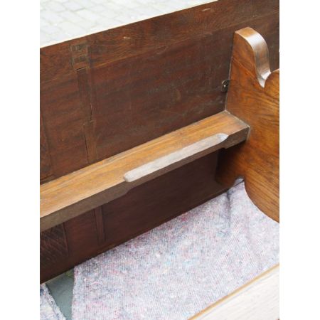 Antiker britischer Eichen Esstisch ca 1900