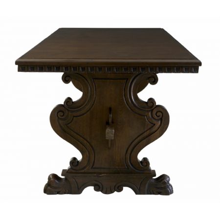 Antiker britischer Eichen Esstisch ca 1920