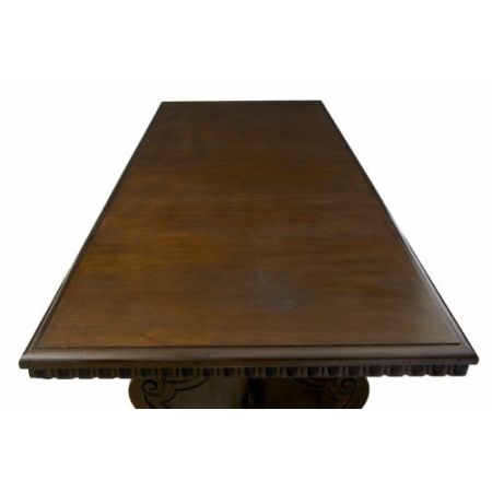 Antiker britischer Eichen Esstisch ca 1920