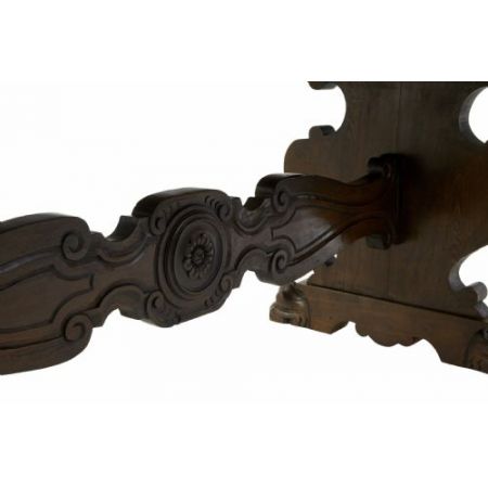 Antiker britischer Eichen Esstisch ca 1920