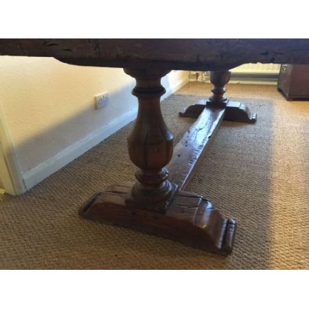 Antiker britischer Esstisch Eiche ca 1930