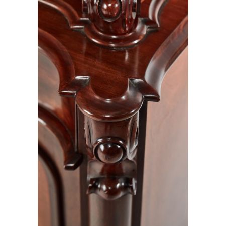 Viktorianischer antiker Mahagoni Bücherschrank englisch ca 1850