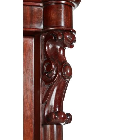 Viktorianischer antiker Mahagoni Bücherschrank englisch ca 1850